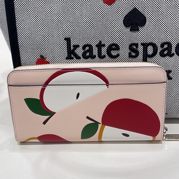 Kate Spade Honeycrisp Red Apple Continental Wallet
Pink Multi - Picture 7 of 16